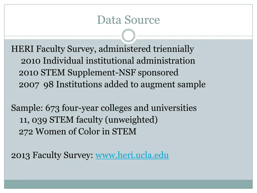 data source