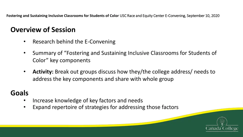 fostering and sustaining inclusive classrooms 1