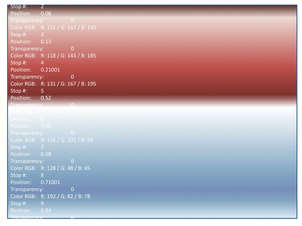 color rgb r 220 g 235 b 245 stop 2 position