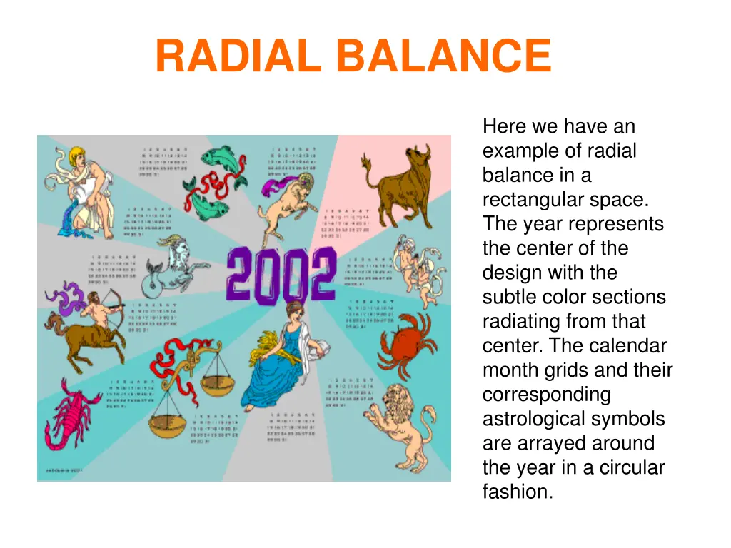 radial balance