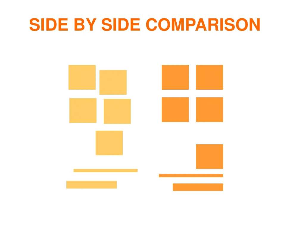 side by side comparison