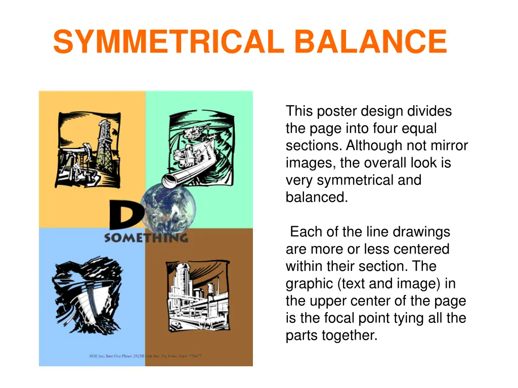 symmetrical balance