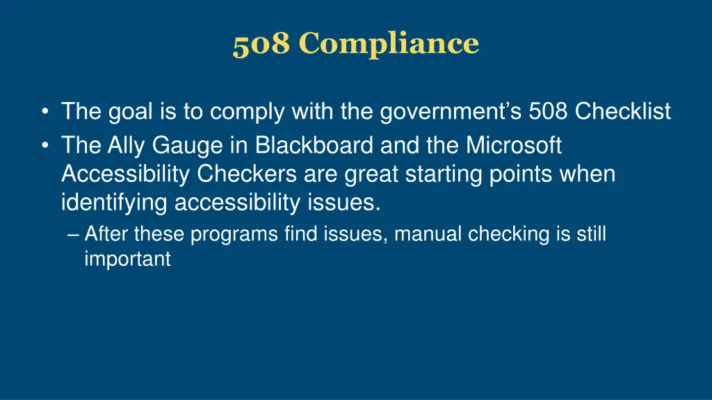 508 compliance