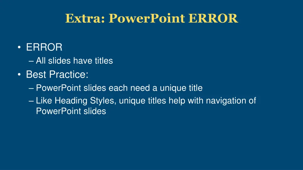 extra powerpoint error