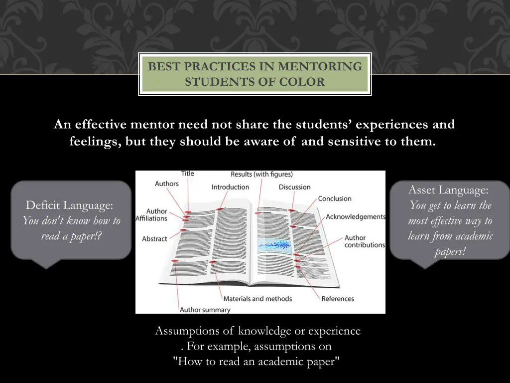 best practices in mentoring students of color 2