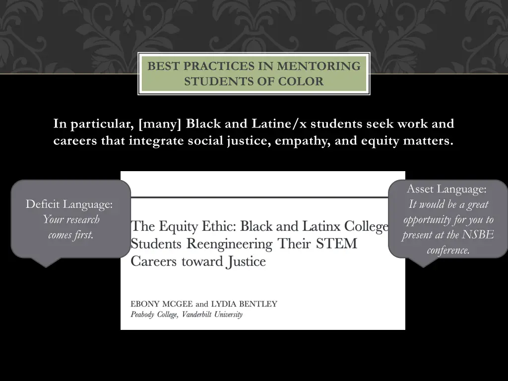 best practices in mentoring students of color 5