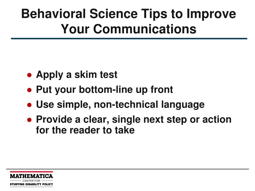 behavioral science tips to improve your