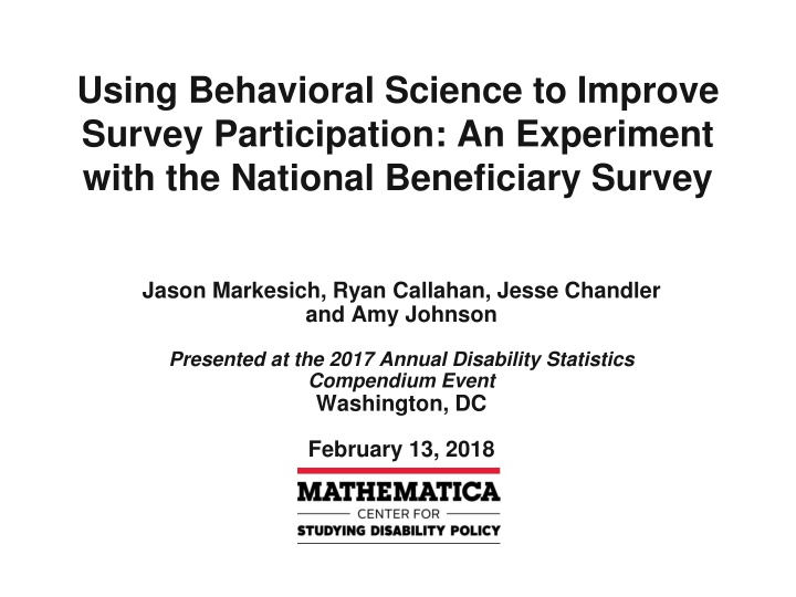 using behavioral science to improve survey