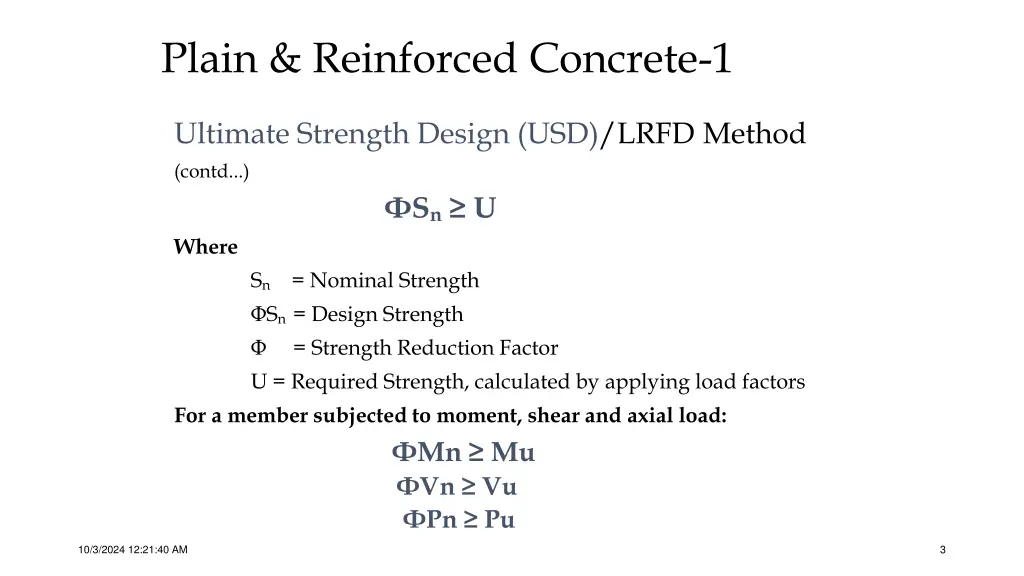 plain reinforced concrete 1 1