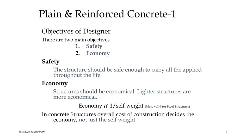 plain reinforced concrete 1 5