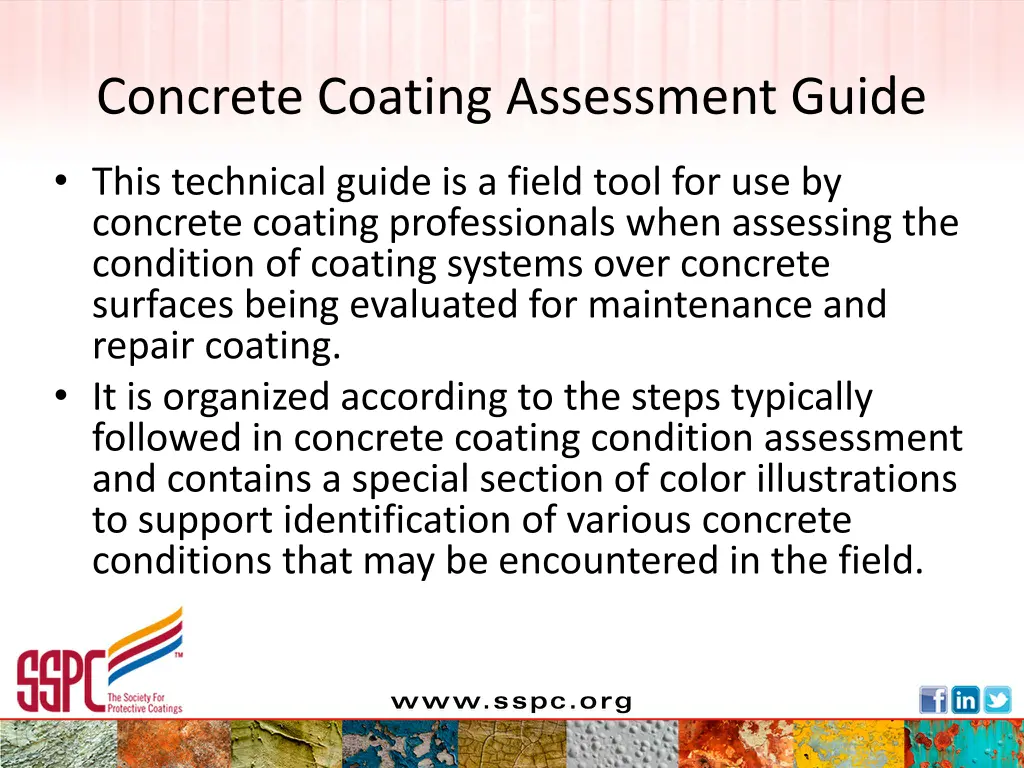 concrete coating assessment guide