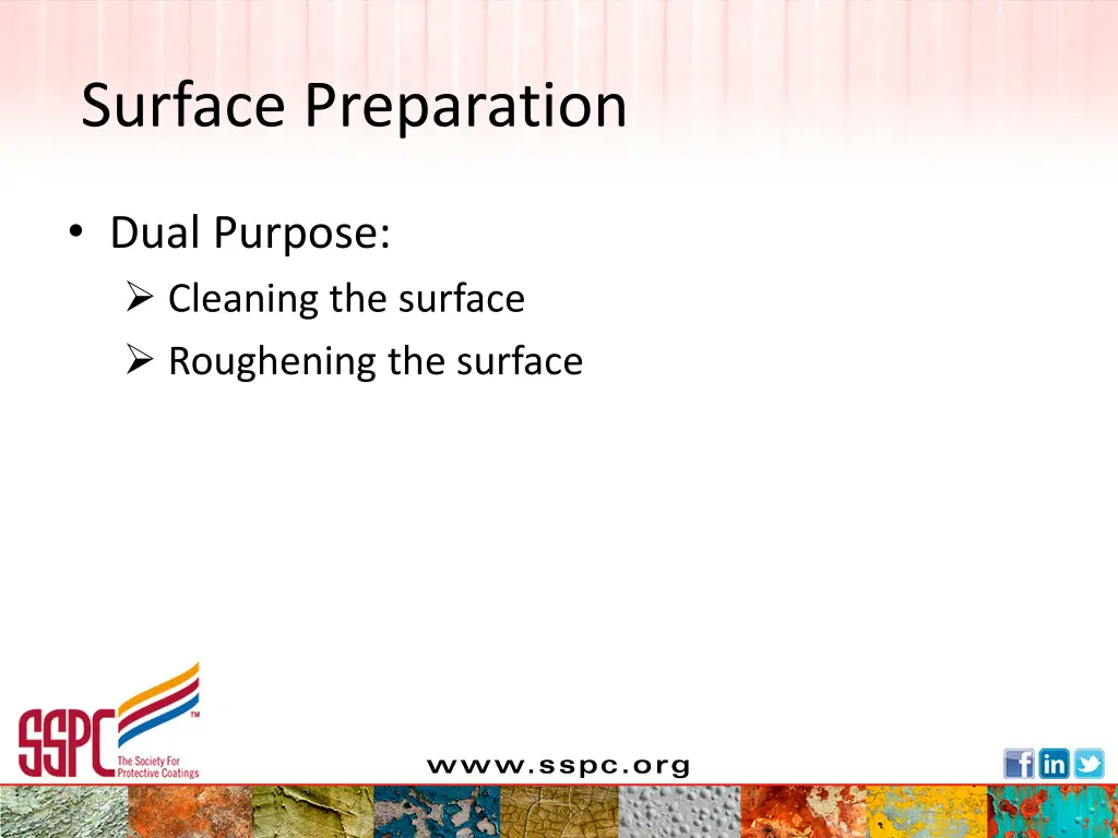 surface preparation