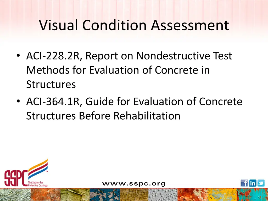 visual condition assessment