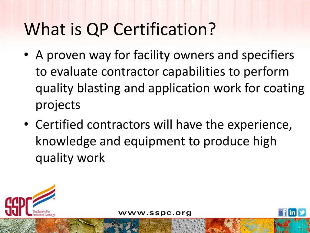 what is qp certification a proven