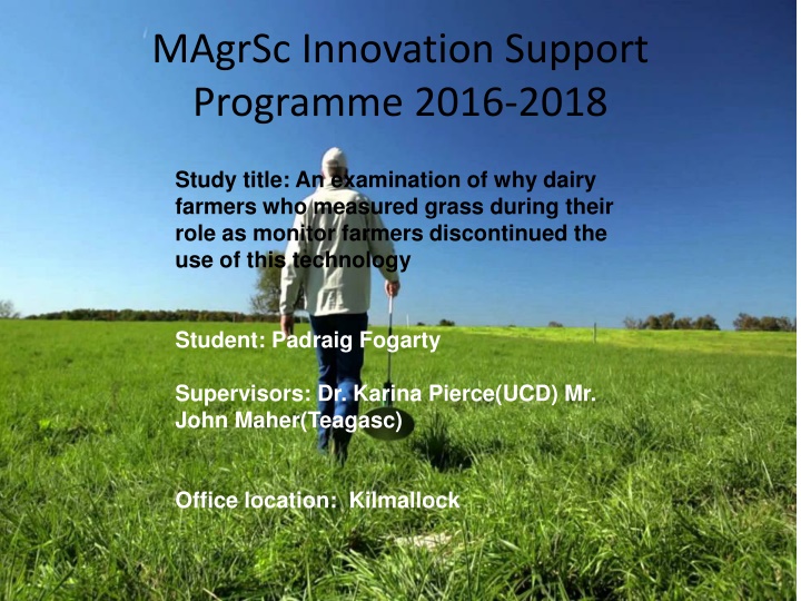 magrsc innovation support programme 2016 2018