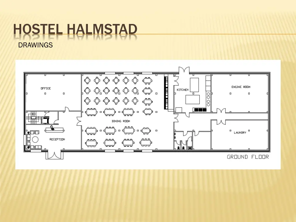 hostel halmstad drawings