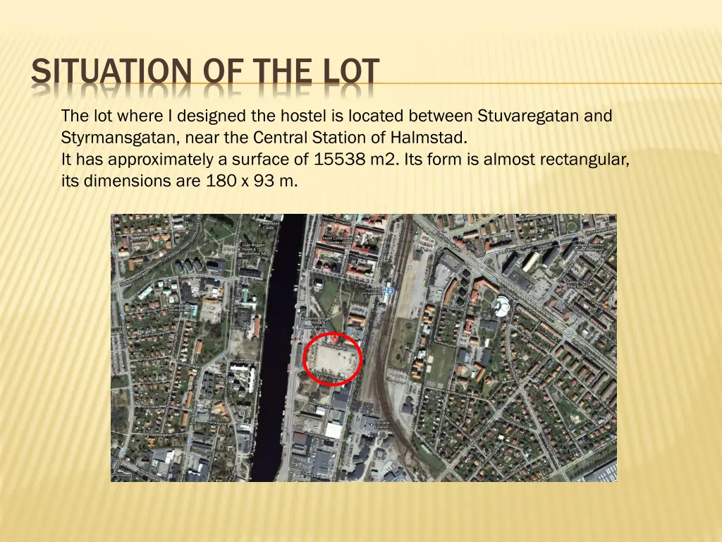 situation of the lot