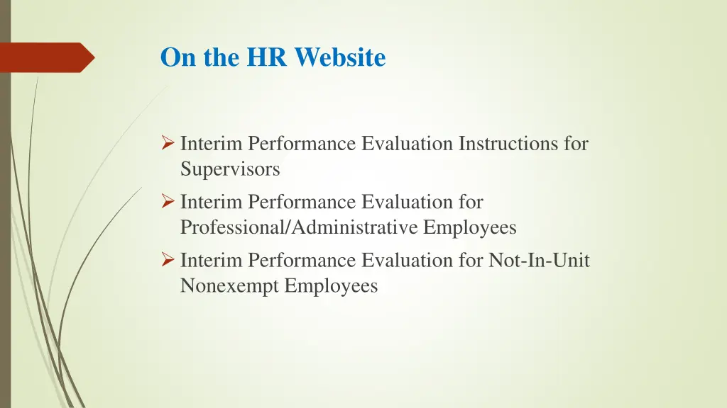 on the hr website 1