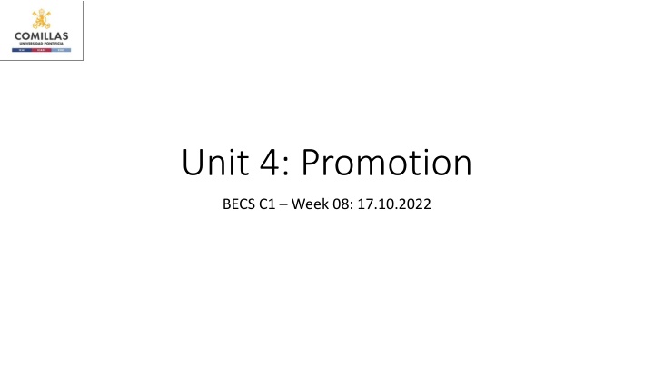 unit 4 promotion