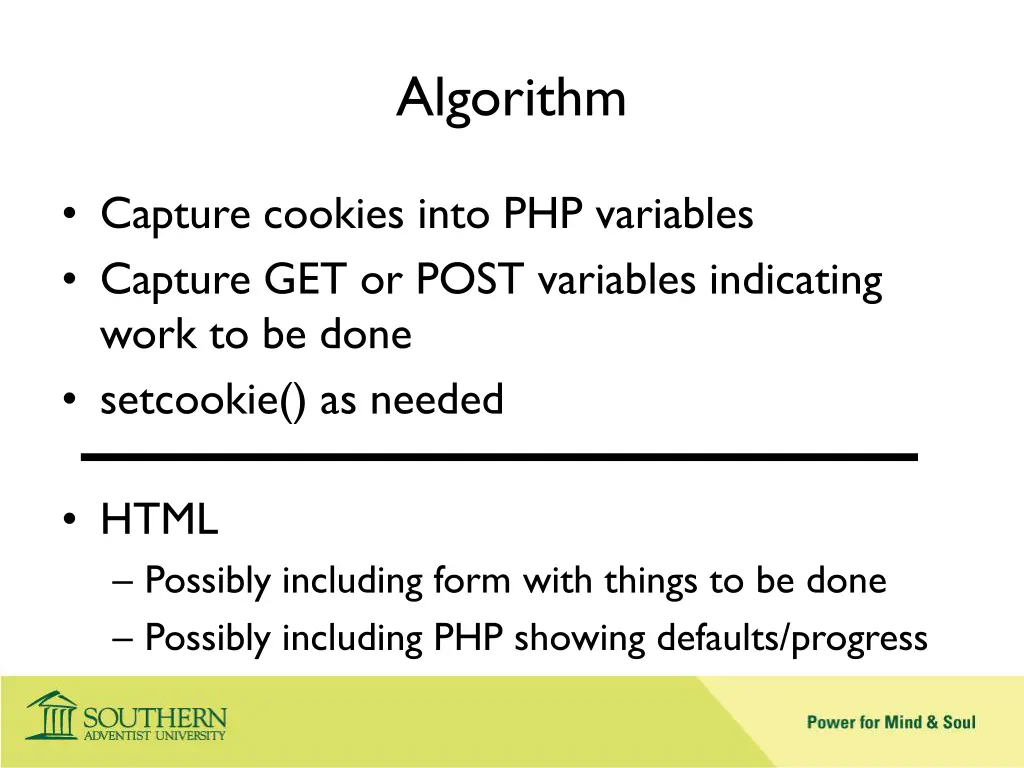 algorithm