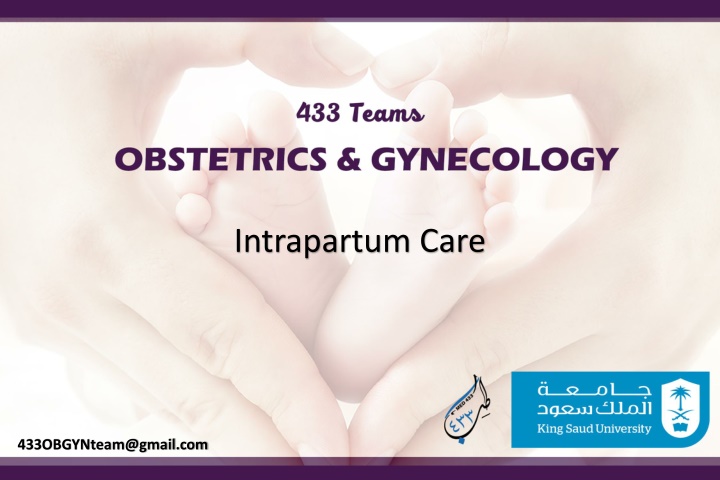 intrapartum care