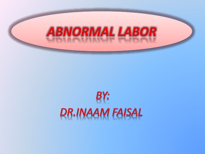 abnormal labor