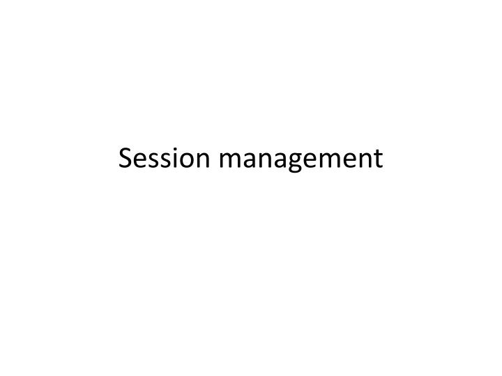 session management