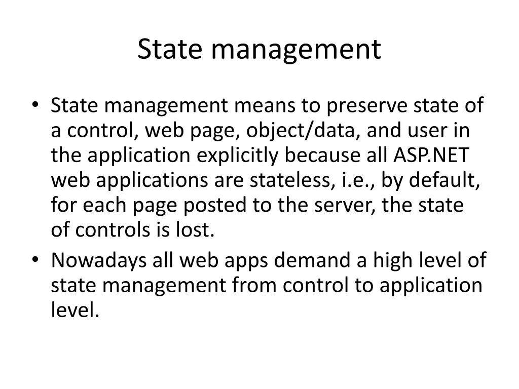 state management