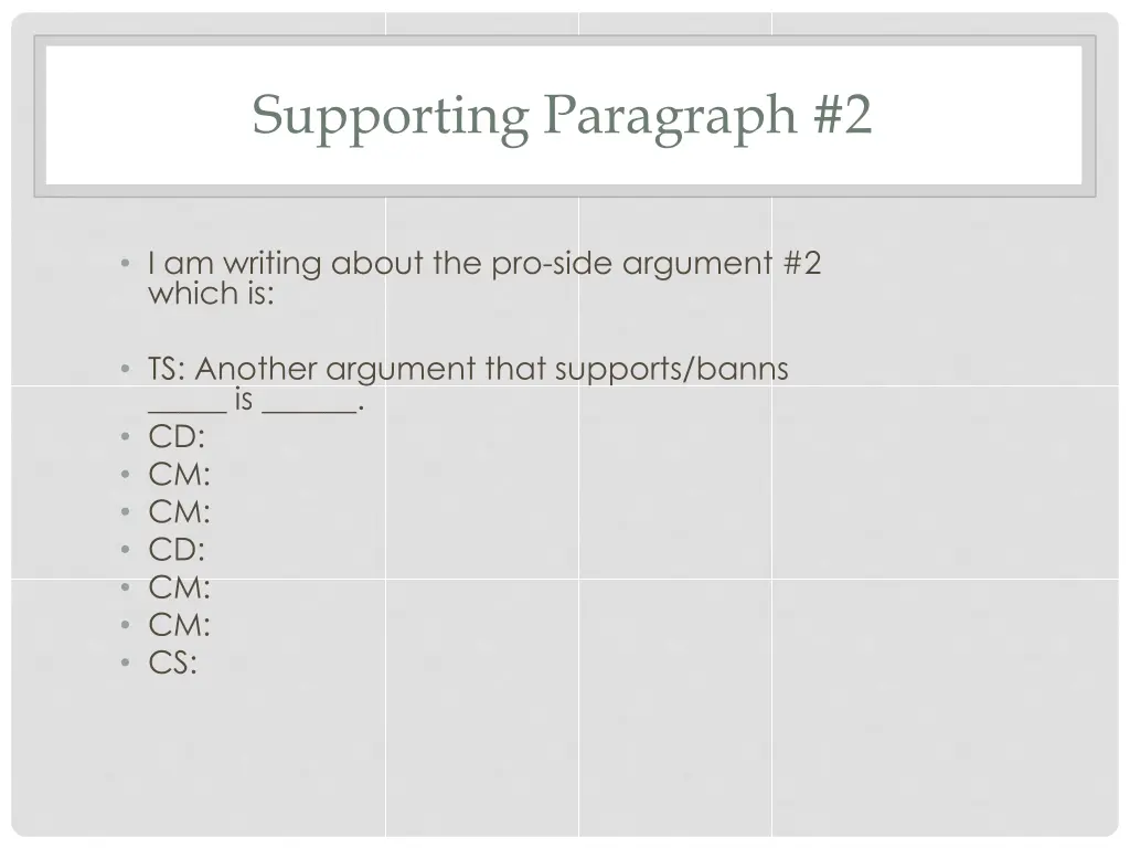 supporting paragraph 2