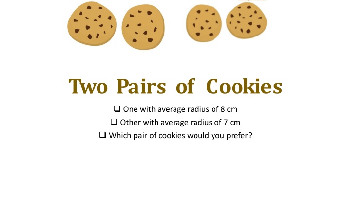 two pairs of cookies