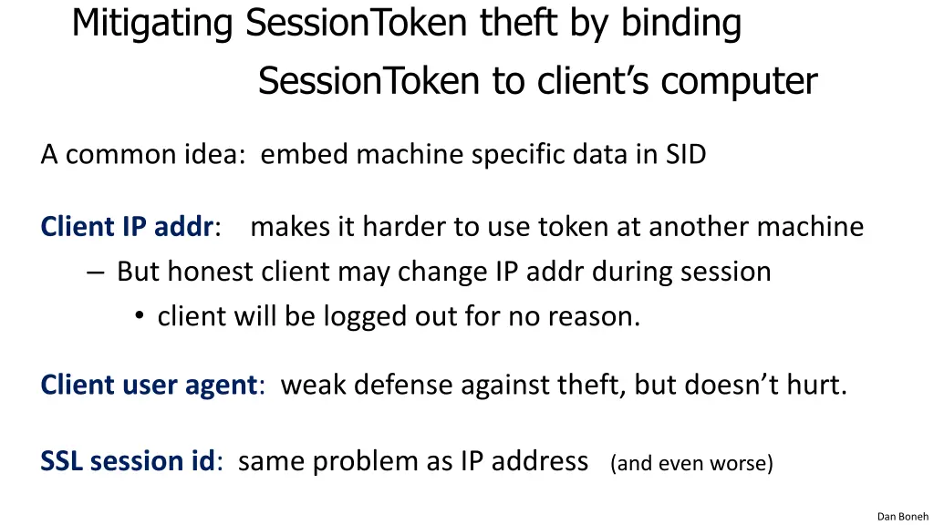 mitigating sessiontoken theft by binding