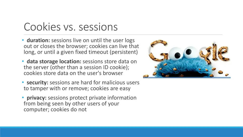 cookies vs sessions duration sessions live