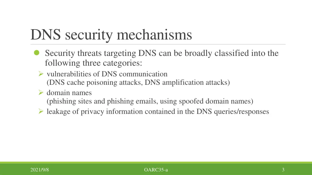 dns security mechanisms