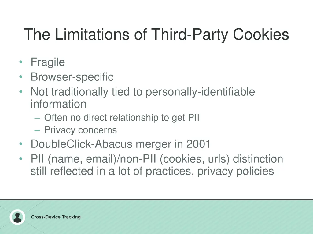 the limitations of third party cookies