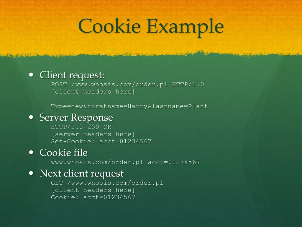 cookie example