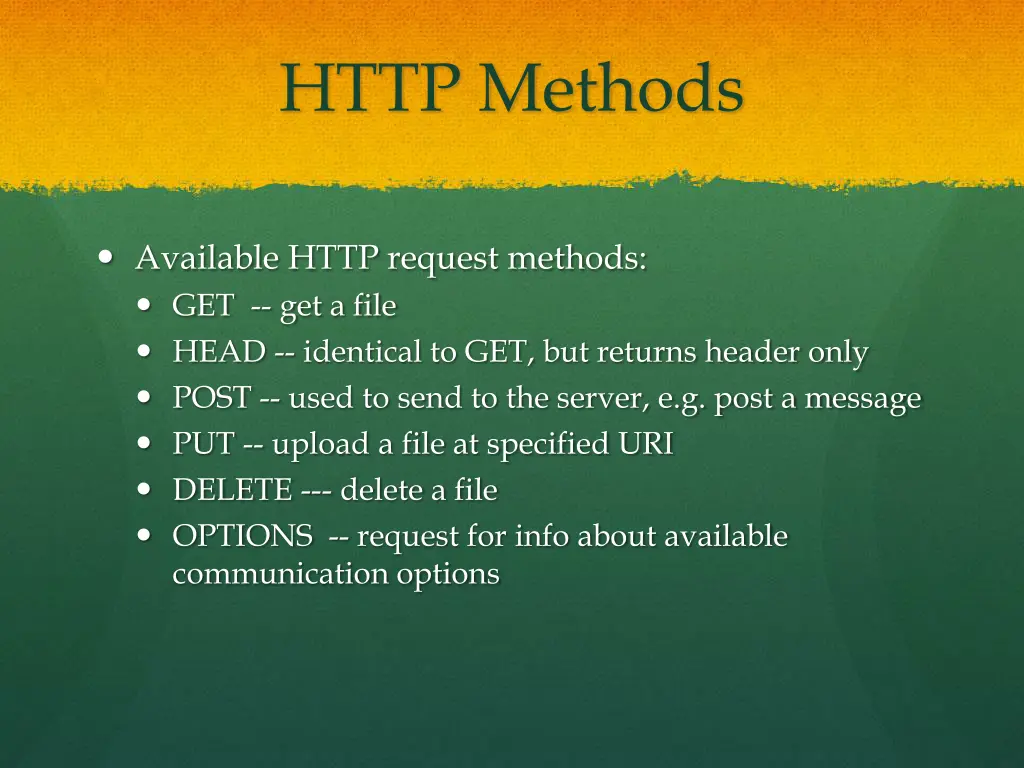 http methods