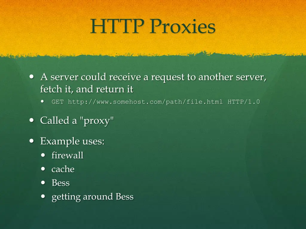 http proxies