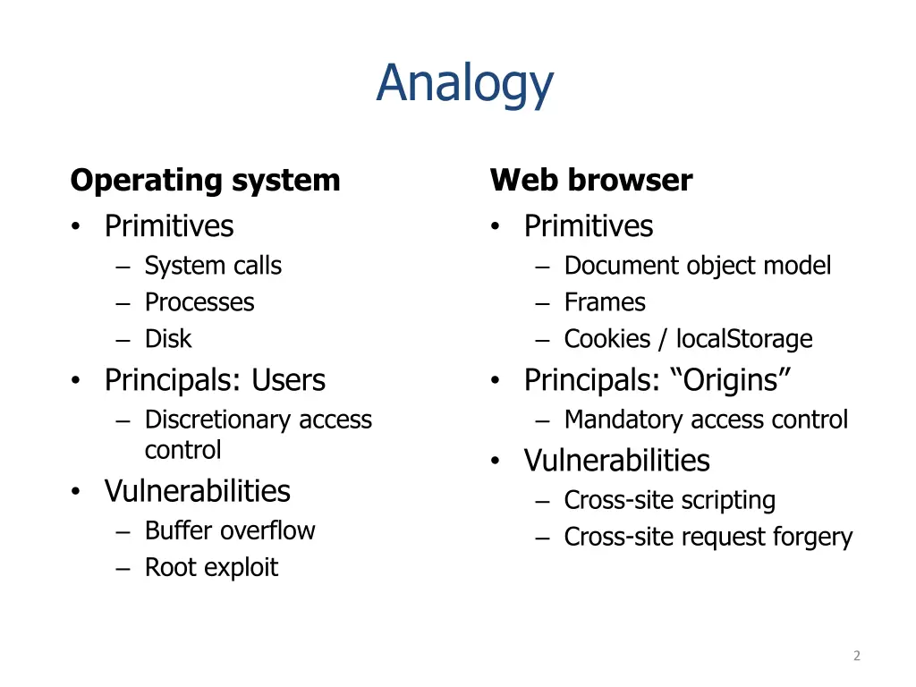 analogy