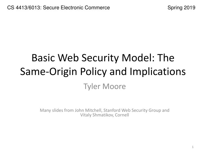 cs 4413 6013 secure electronic commerce