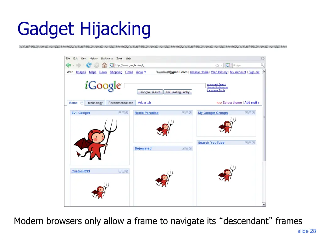 gadget hijacking