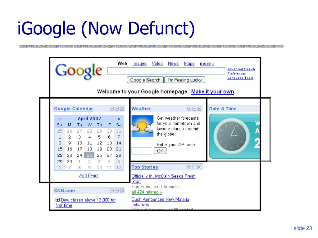 igoogle now defunct