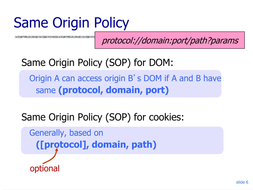 same origin policy