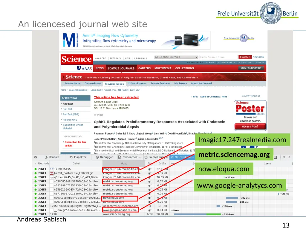 an licencesed journal web site