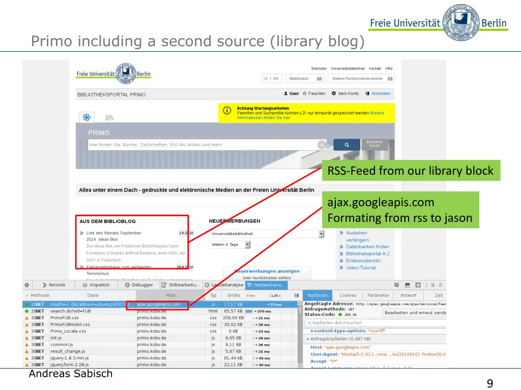 primo including a second source library blog