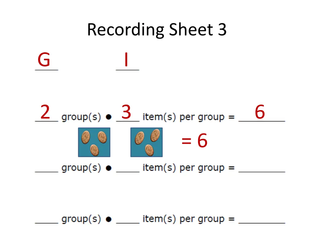 recording sheet 3 i