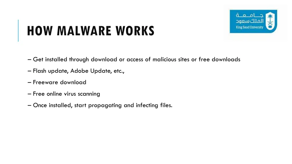 how malware works