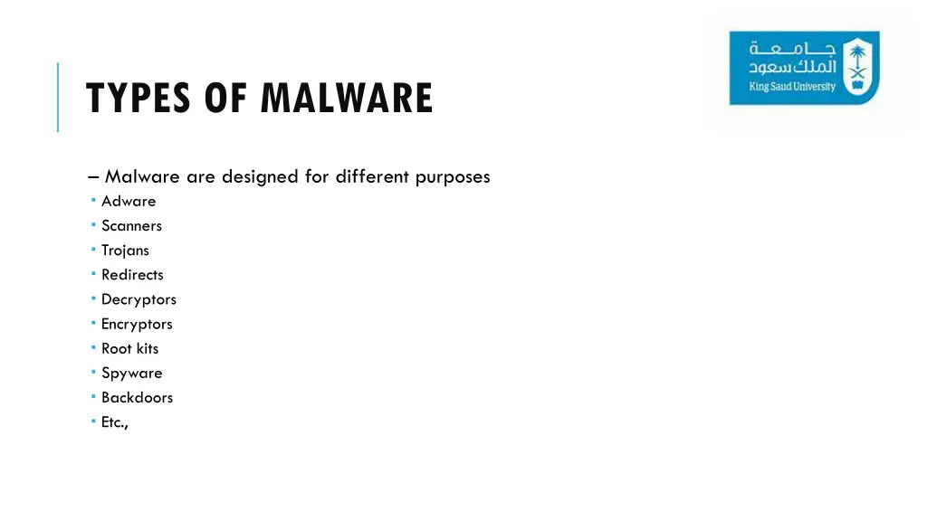 types of malware