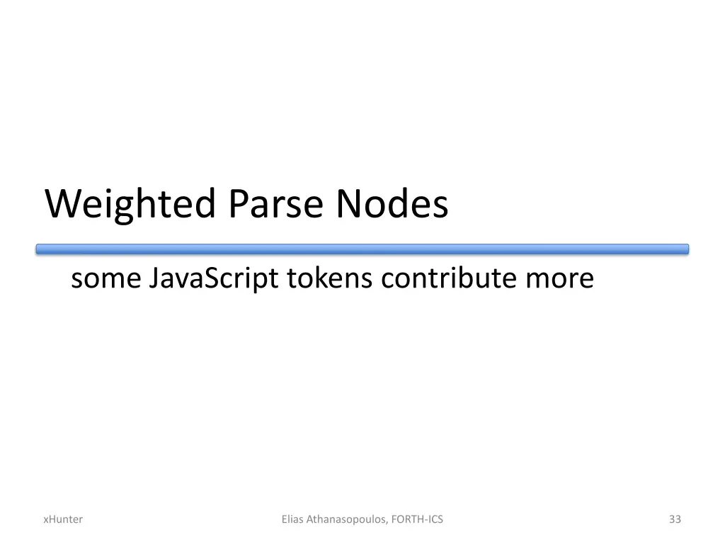 weighted parse nodes