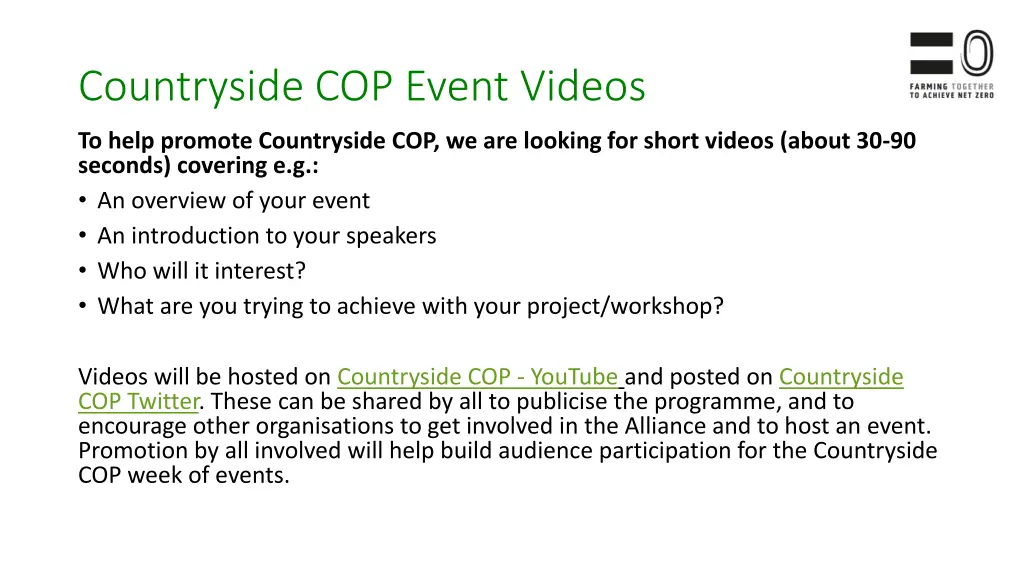 countryside cop event videos