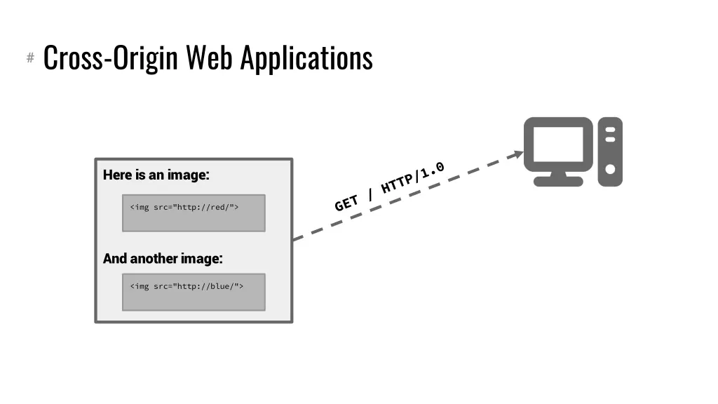 cross origin web applications